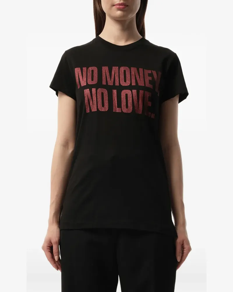 Mastermind Japan slogan-print crew-neck t-shirt - Schwarz Schwarz