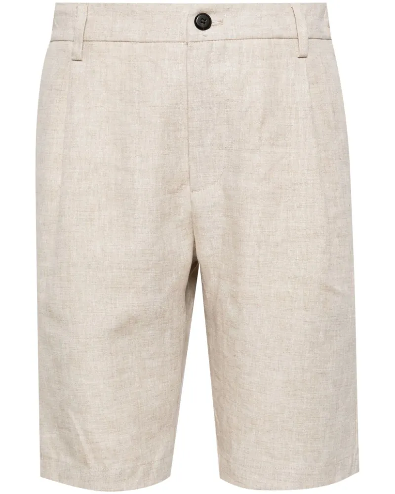 Eleventy Bermudas aus Leinen - Nude Nude