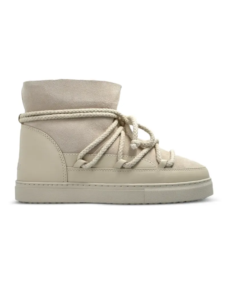 INUIKII classic rope-lace snow boots - Nude Nude