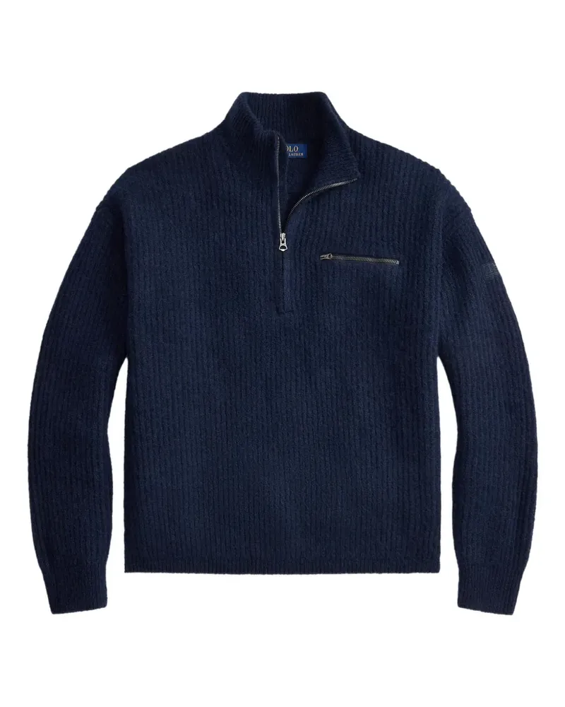 Ralph Lauren Pullover mit Reißverschluss - Blau Blau