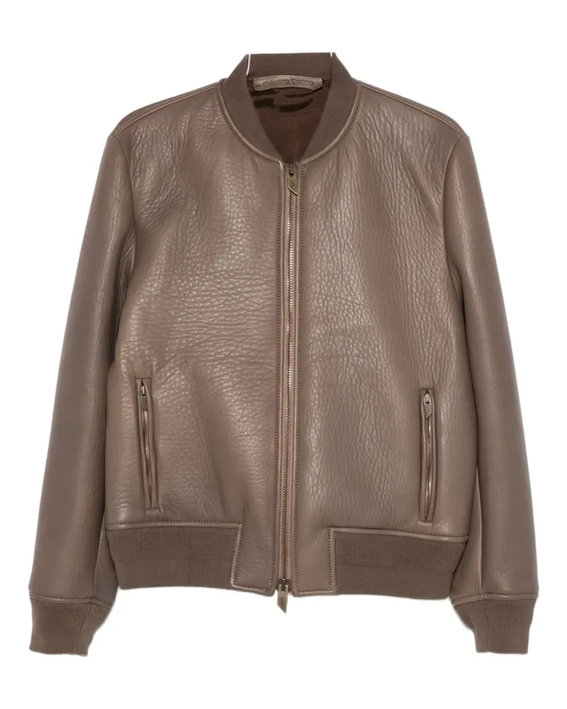 Salvatore Santoro zip-fastening jacket - Braun Braun