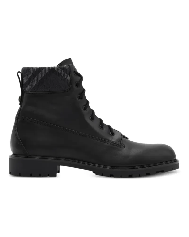 Burberry Durham Stiefel - Schwarz Schwarz