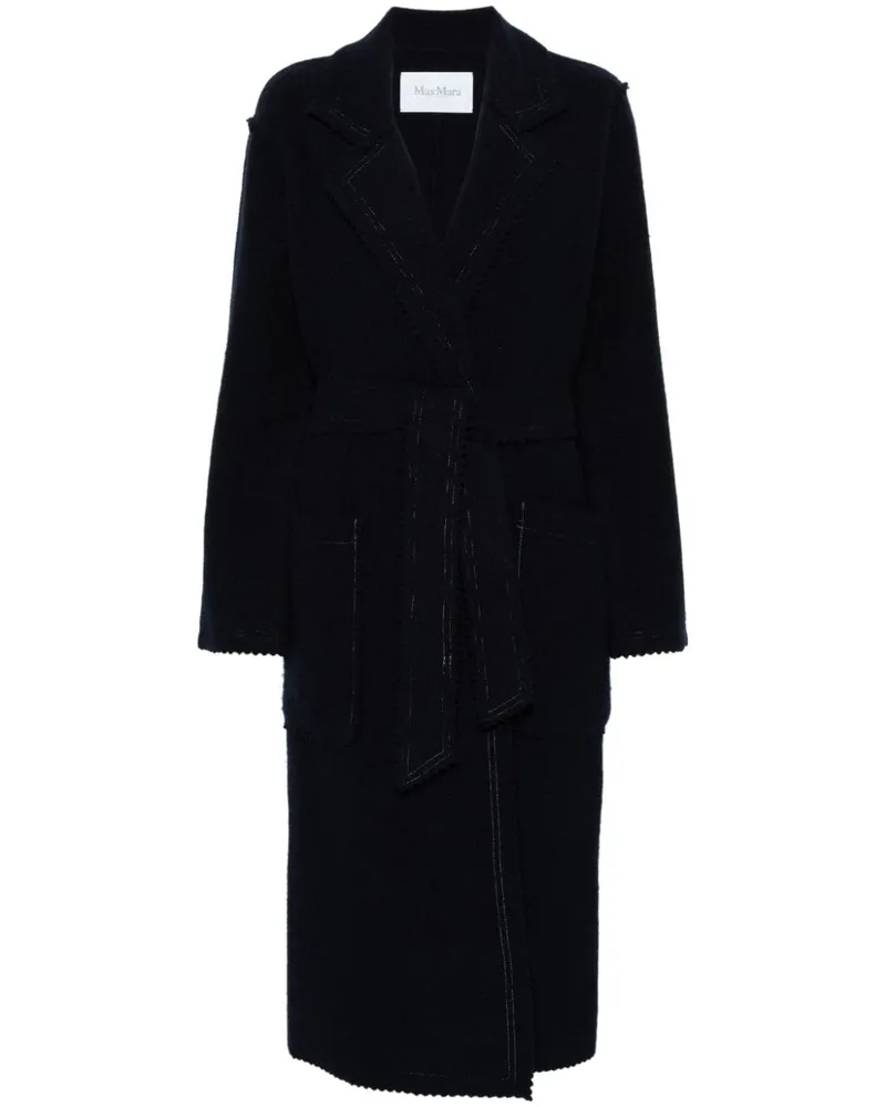 Max Mara Jene Mantel - Blau Blau