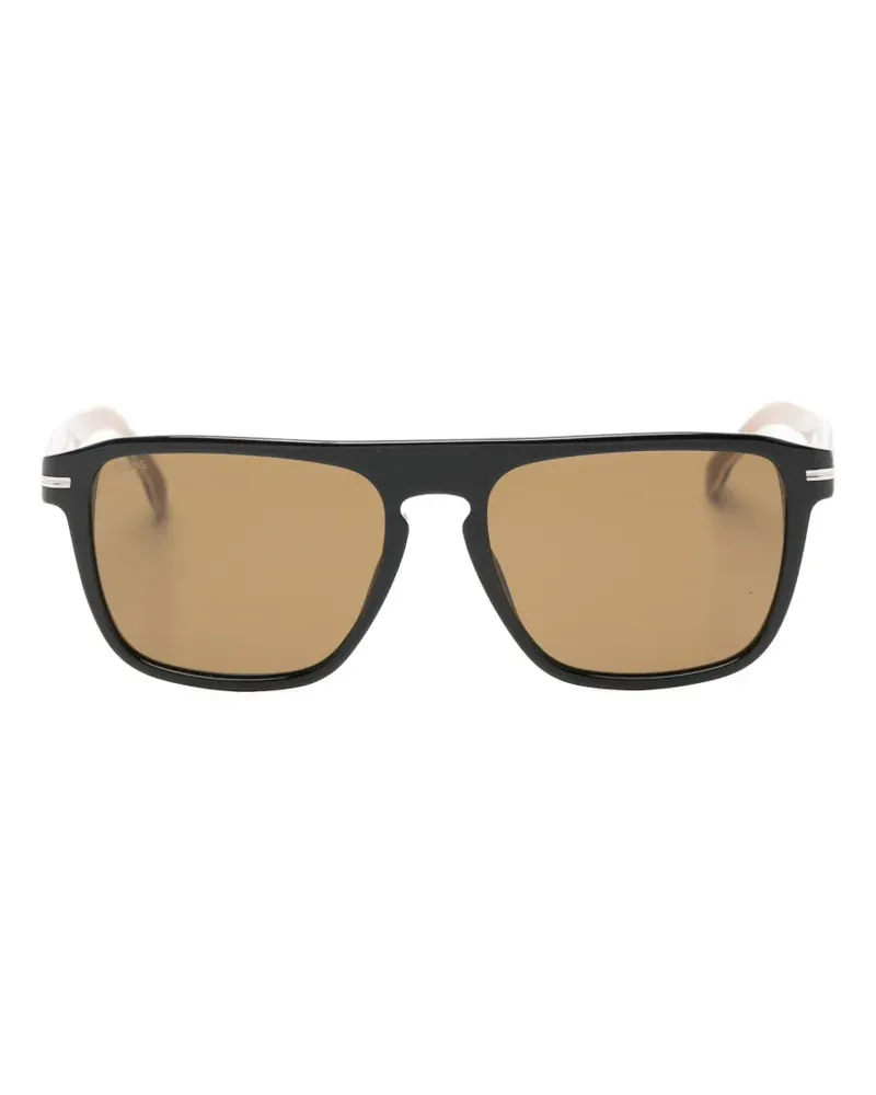 HUGO BOSS square-frame sunglasses - Schwarz Schwarz