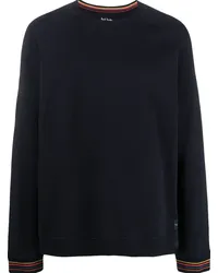 Paul Smith Sweatshirt mit Kontrastdetails Blau