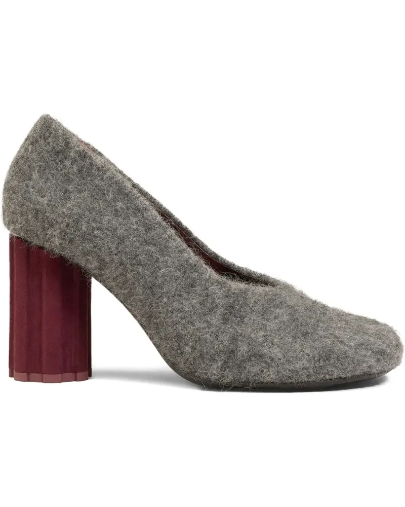 AMI Paris Piano Pumps 90mm - Grau Grau