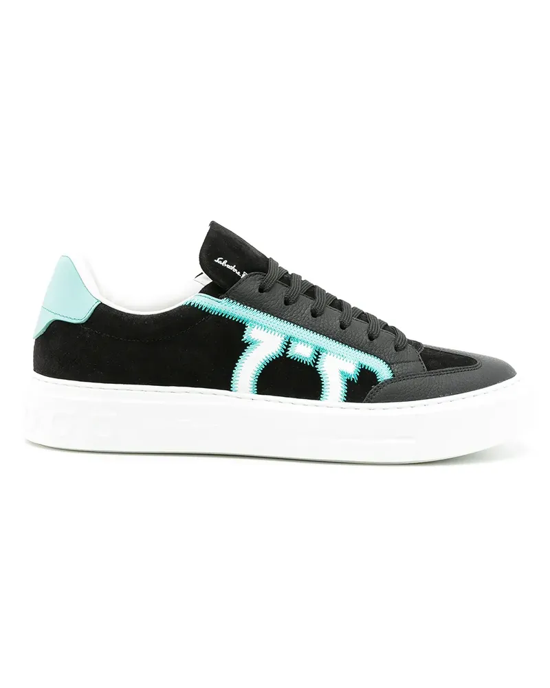 Ferragamo Borg Sneakers - Schwarz Schwarz