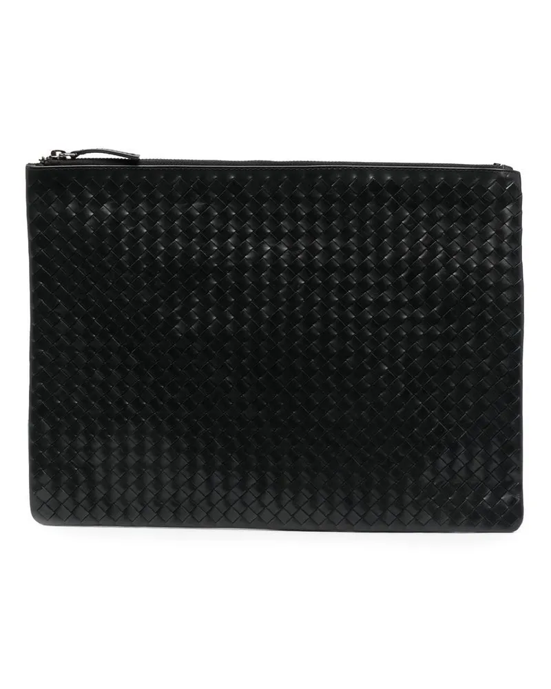Dragon Diffusion Clutch mit Flechtmuster - Schwarz Schwarz