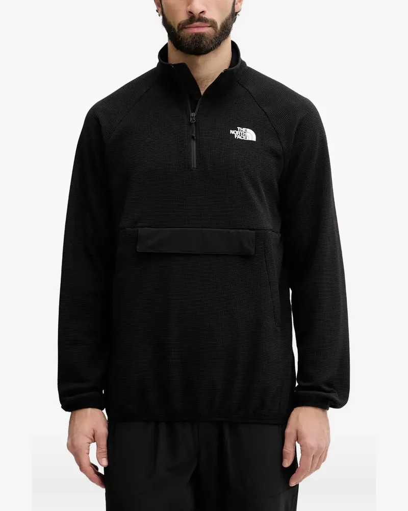 The North Face Kecha waffle-knit half-zip sweatshirt - Schwarz Schwarz