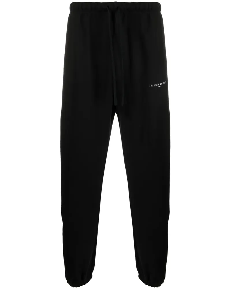 IH NOM UH NIT Jogginghose mit Logo-Print - Schwarz Schwarz