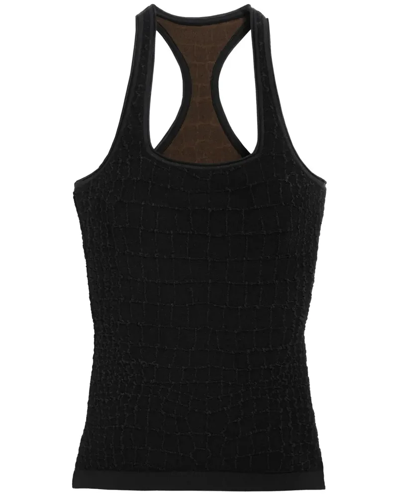 Jacquemus Le Debardeur Scala Weste - Schwarz Schwarz