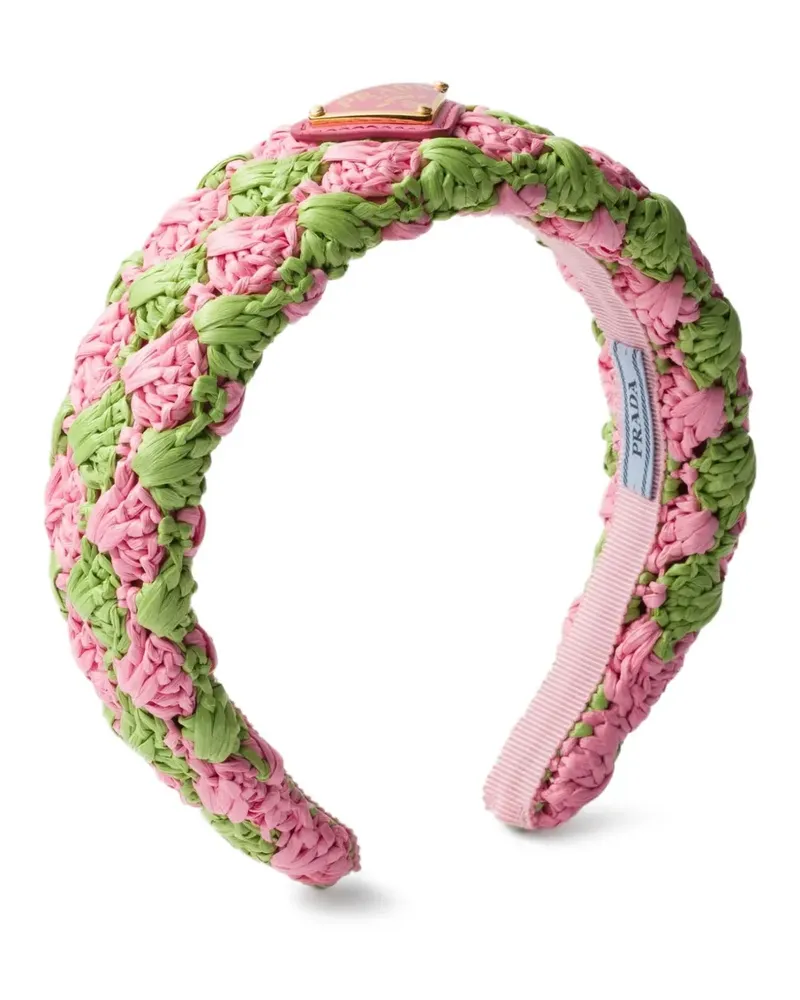 Prada Haarband in Häkeloptik - Rosa Rosa
