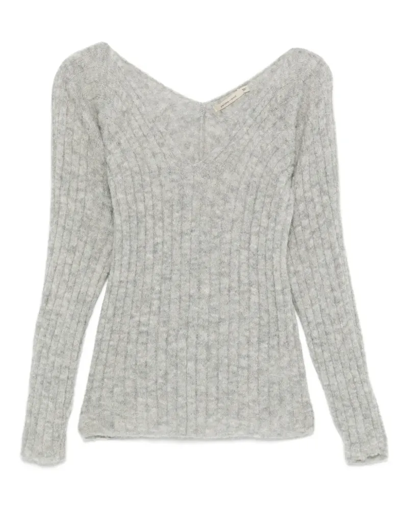 Paloma Wool Vita Pullover mit V-Ausschnitt - Grau Grau
