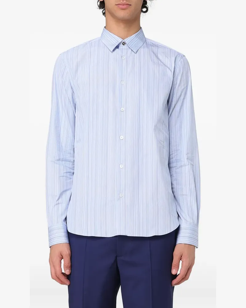 Paul Smith Gestreiftes Hemd - Blau Blau