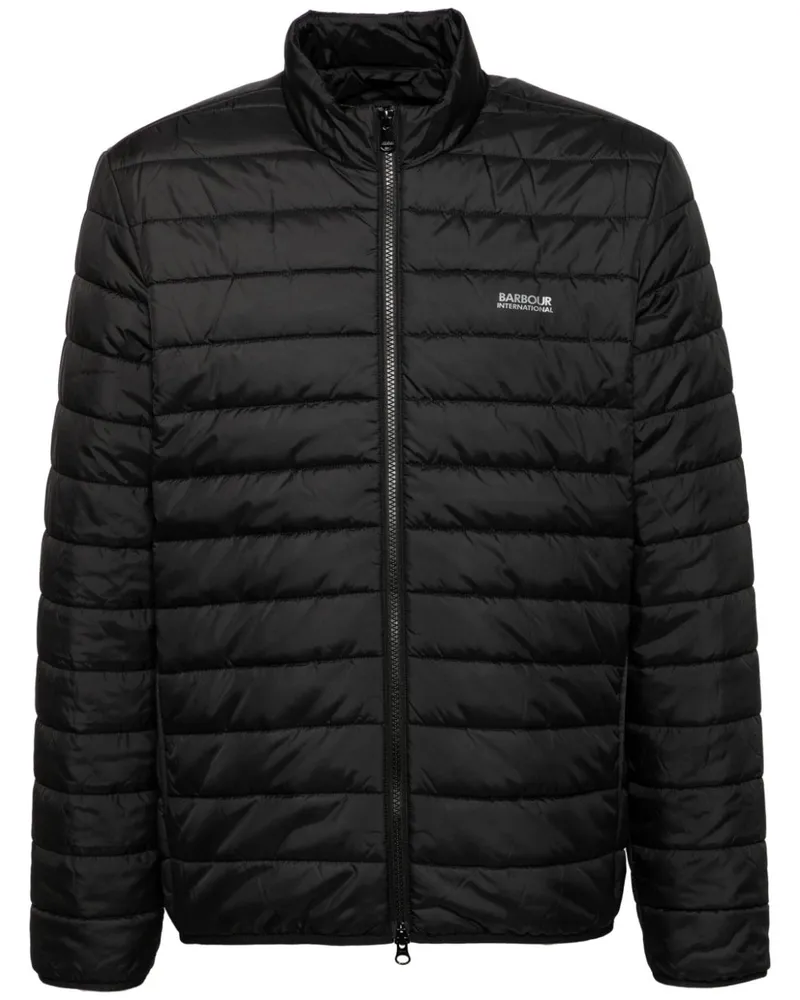 Barbour Gesteppte International Ledley Jacke - Schwarz Schwarz