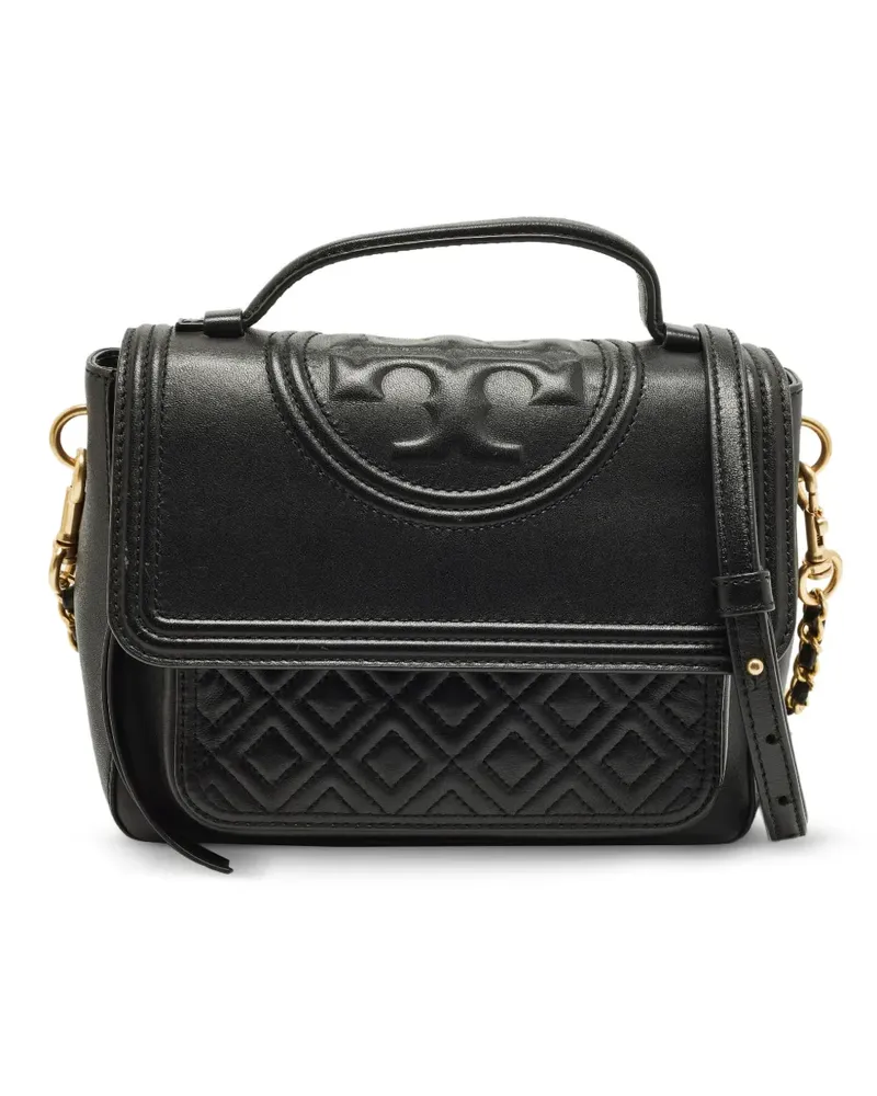 Tory Burch Fleming Tote Bag mit Ziernaht - Schwarz Schwarz