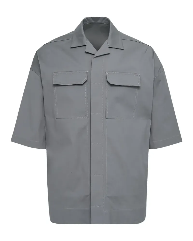 Rick Owens Magnum Tommy flap-pocket shirt - Grau Grau