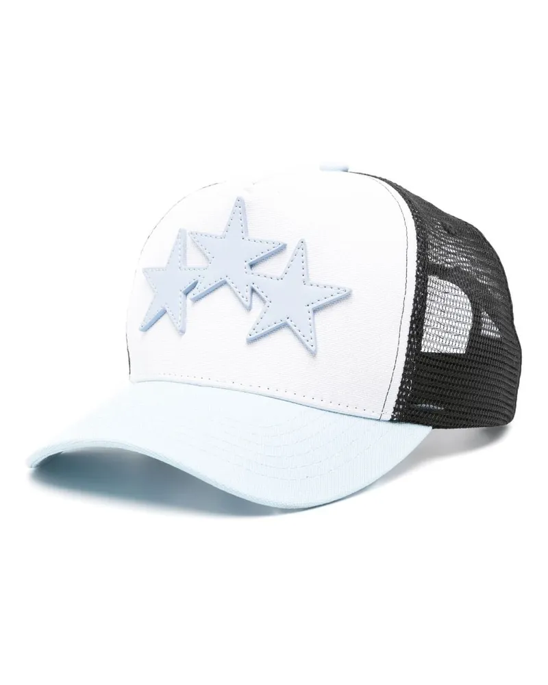 Amiri 3 Star Trucker Baseballkappe Blau