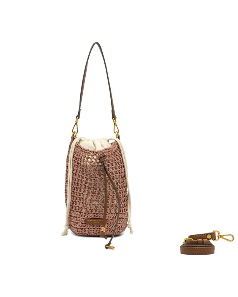 Gianni Chiarini Nefeli woven cross bodybag - Rosa Rosa