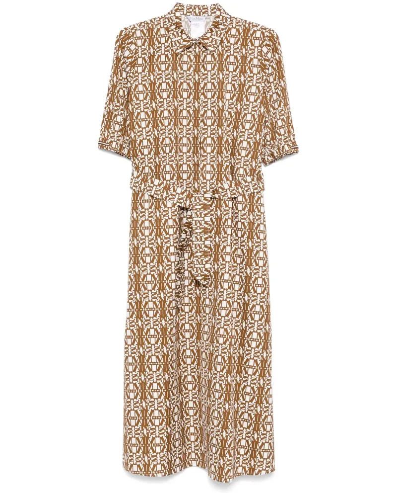 Max Mara Luxgi Maxikleid - Nude Nude