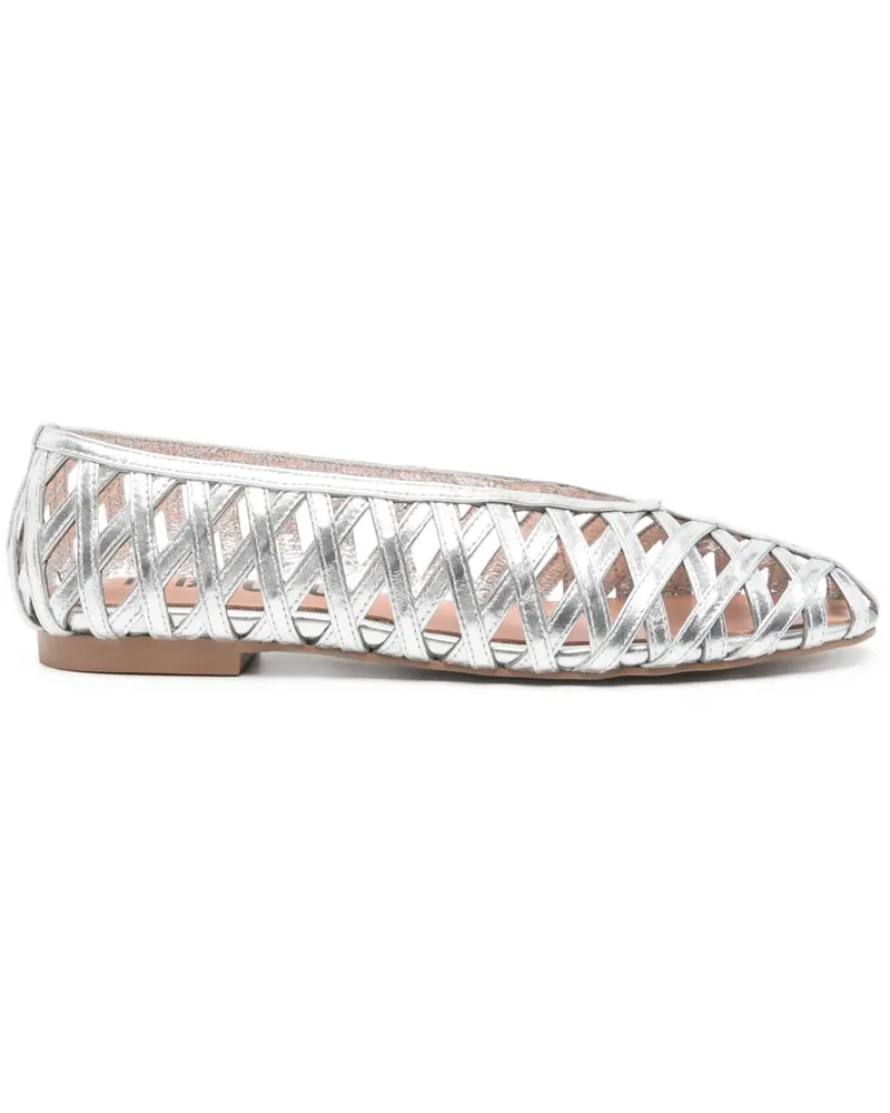 Bibi Lou Laila Ballerinas - Silber Silber