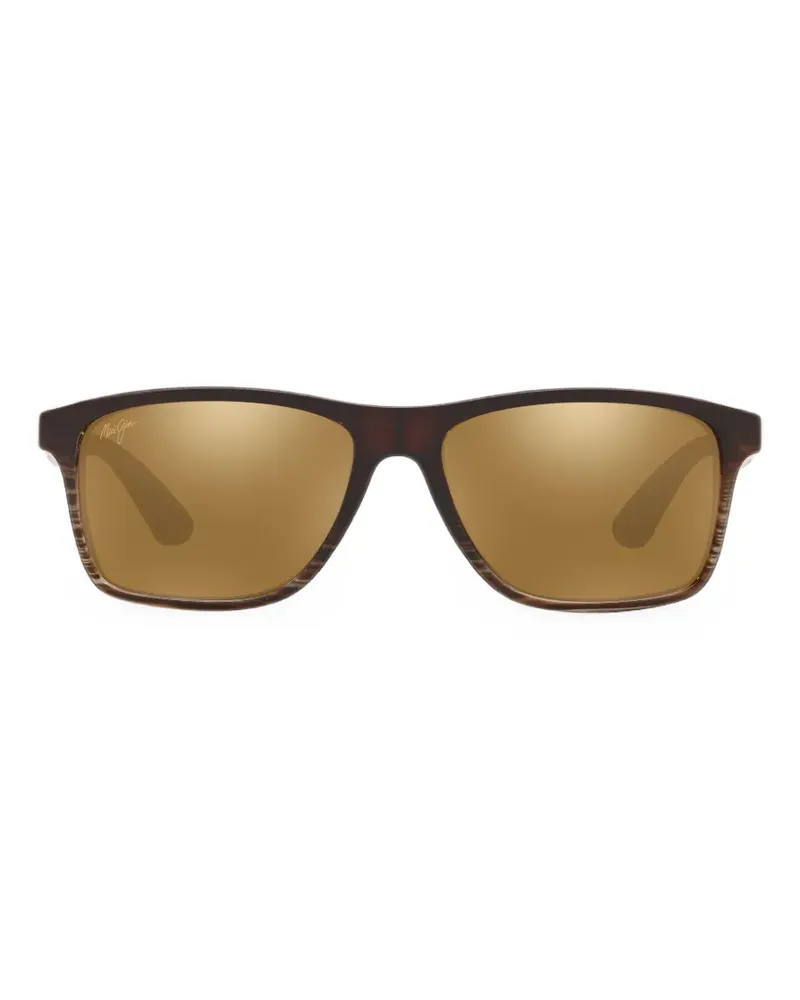 Maui Jim Onshore Sonnenbrille mit eckigem Gestell - Braun Braun