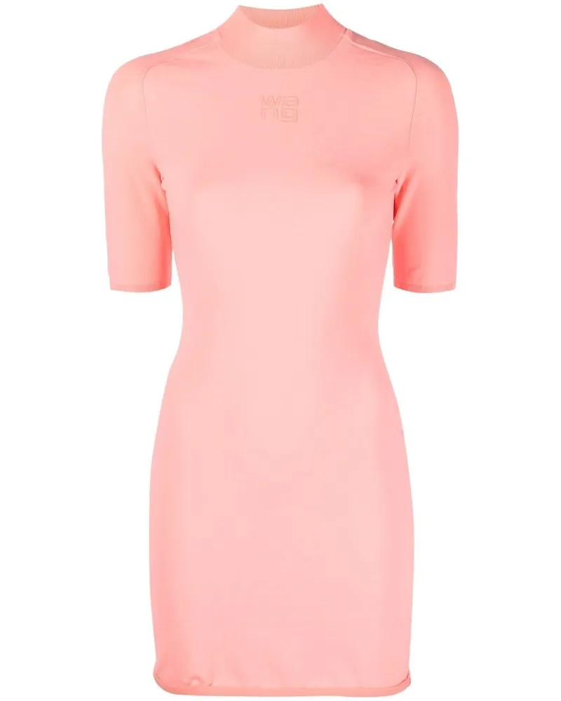 Alexander Wang Hemdkleid mit Stehkragen - Rosa Rosa