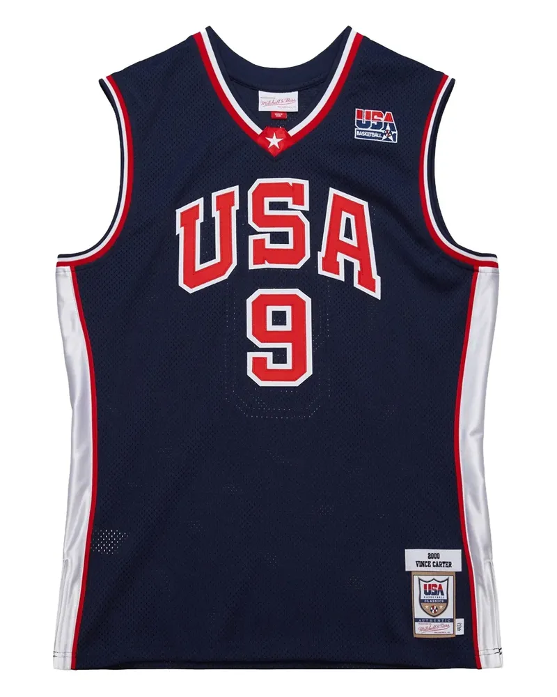 Mitchell & Ness NBA USA 2000 Vince Carter T-Shirt - Blau Blau