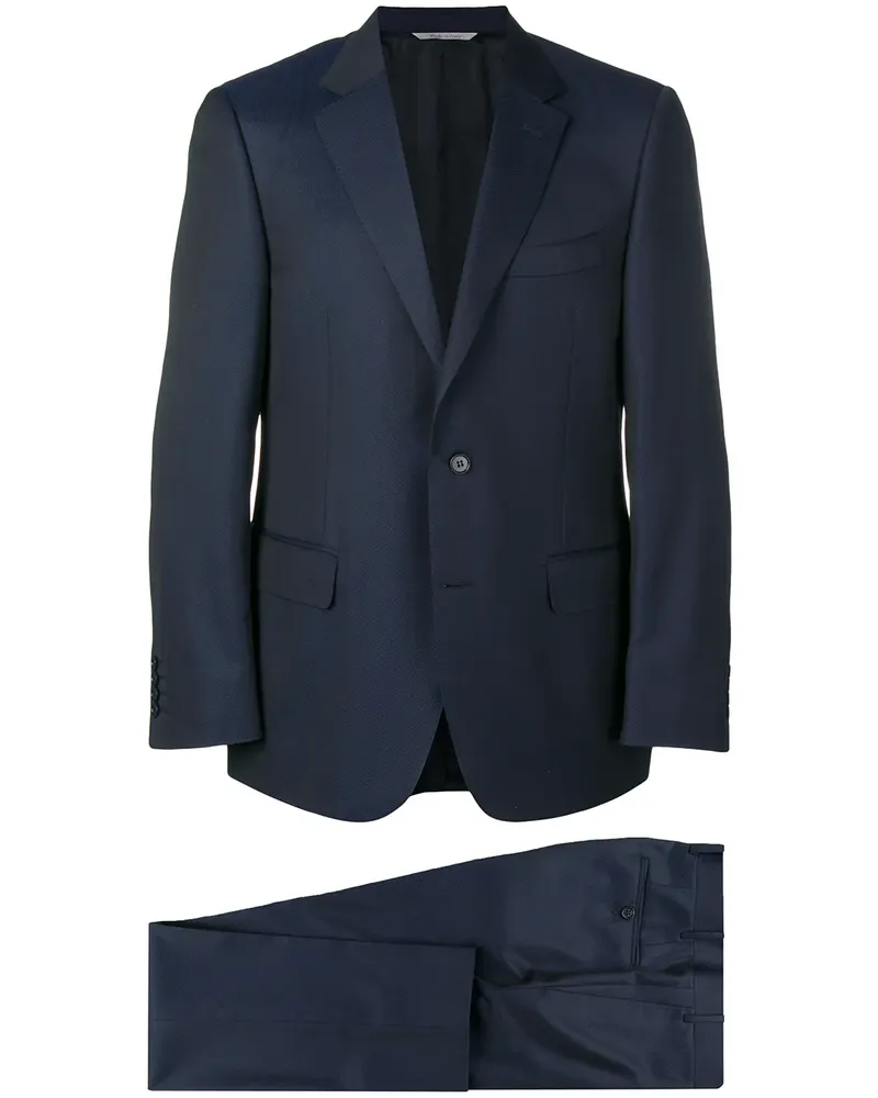 Canali Zweiteiliger Anzug - Blau Blau