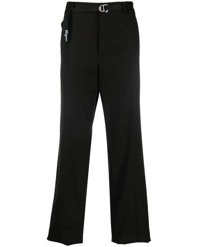 Ferragamo Gerade Hose mit Gürtel - Braun Braun