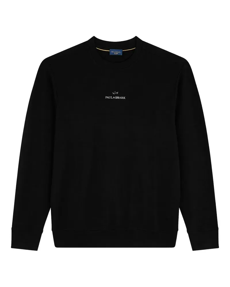 Paul & Shark Sweatshirt mit Logo-Print - Schwarz Schwarz