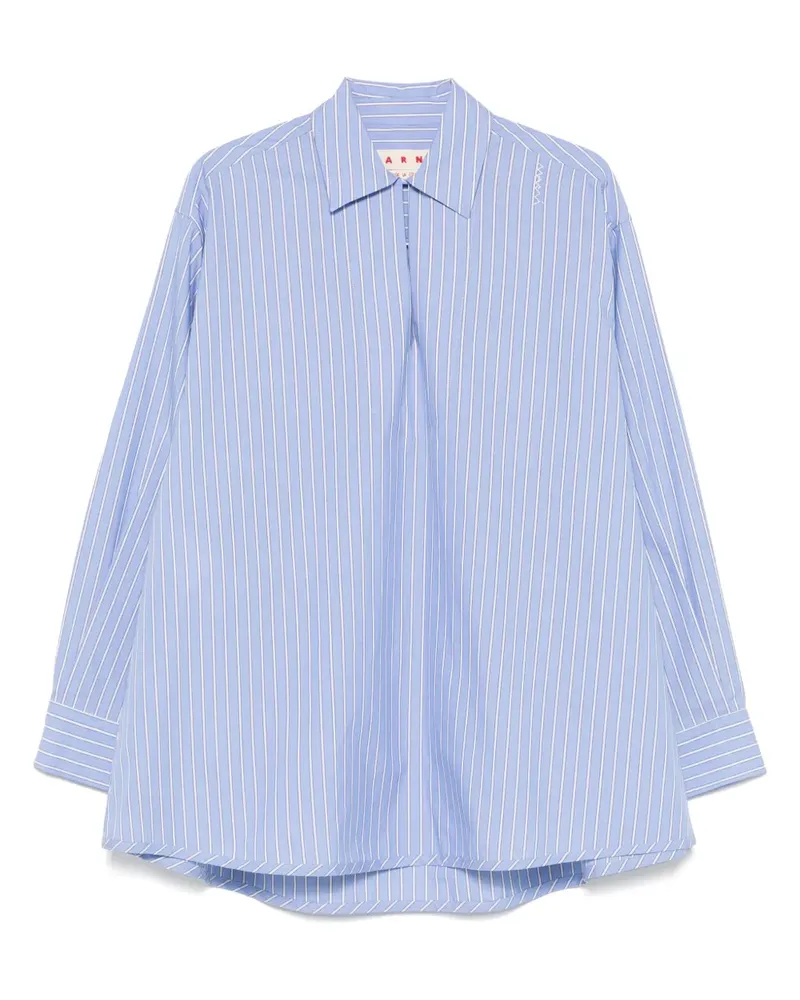 Marni Gestreiftes Hemd - Blau Blau