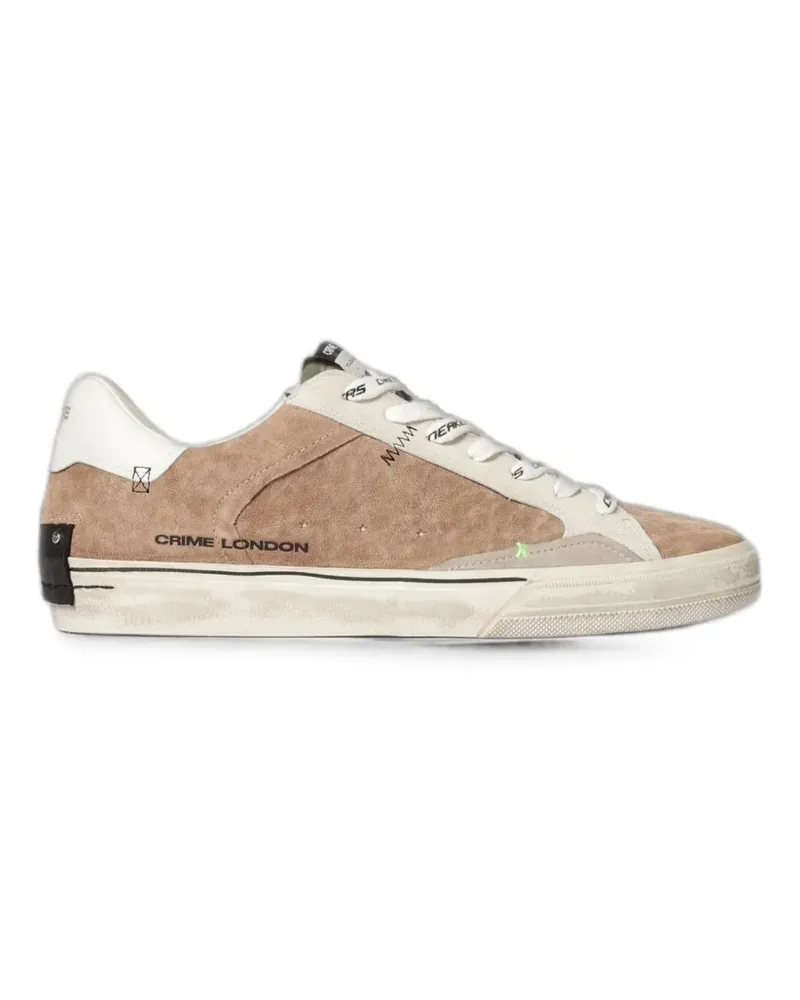 Crime Sneakers im Deconstructed-Look - Braun Braun