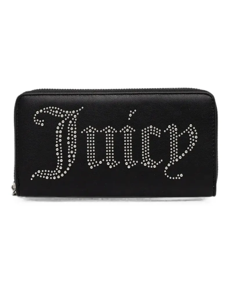 Juicy Couture Kimberly rhinestone-embellished logo wallet - Schwarz Schwarz