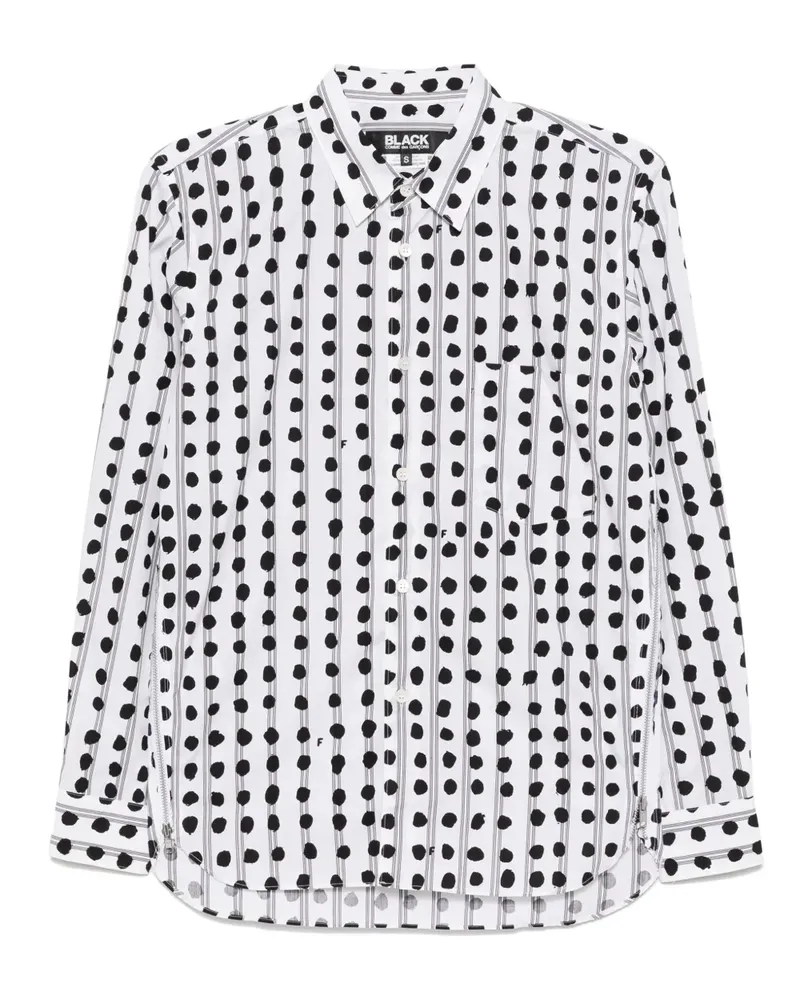 Comme des Garçons Filip Pagowski Hemd - Weiß Weiß