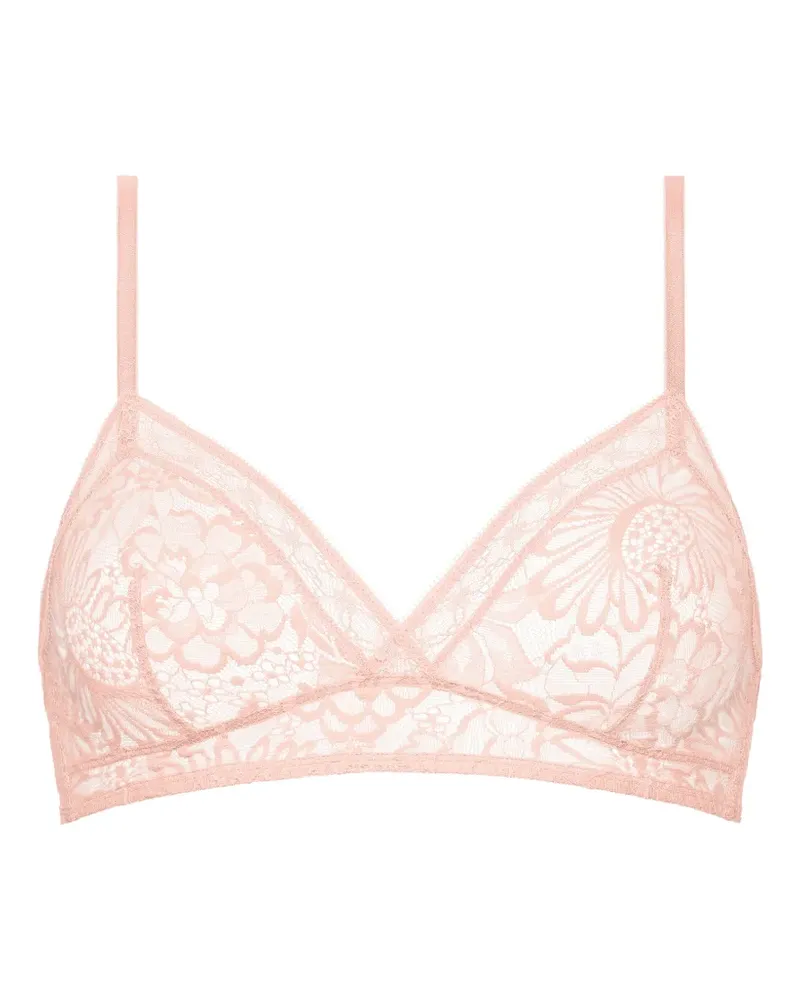 Eres Drahtloser Vestiges Triangel-BH aus Spitze - Rosa Rosa