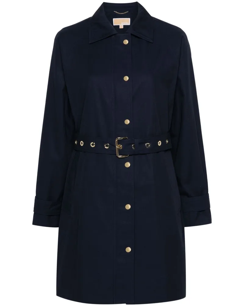 Michael Kors Trenchcoat in Midi-Länge - Blau Blau