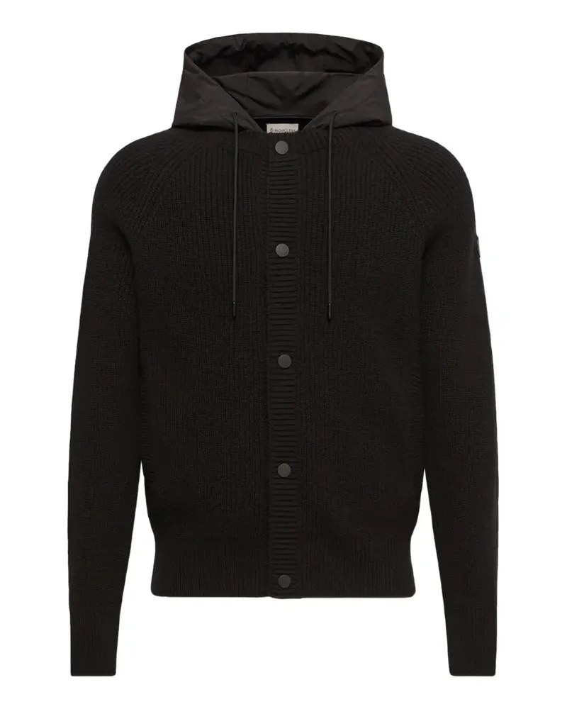 Moncler Edit Hoodie mit Kordelzug - Schwarz Schwarz
