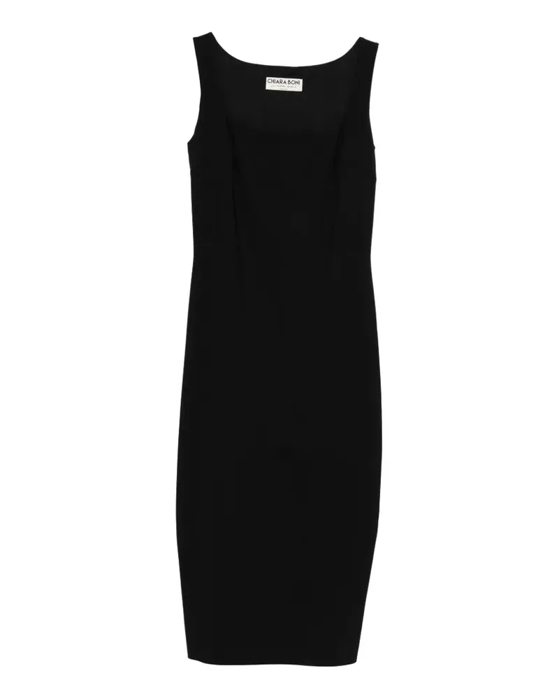 Chiara Boni square-neck midi dress - Schwarz Schwarz