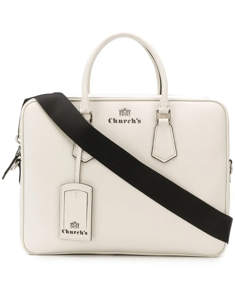 Church's Craven' Laptoptasche - Weiß Weiß