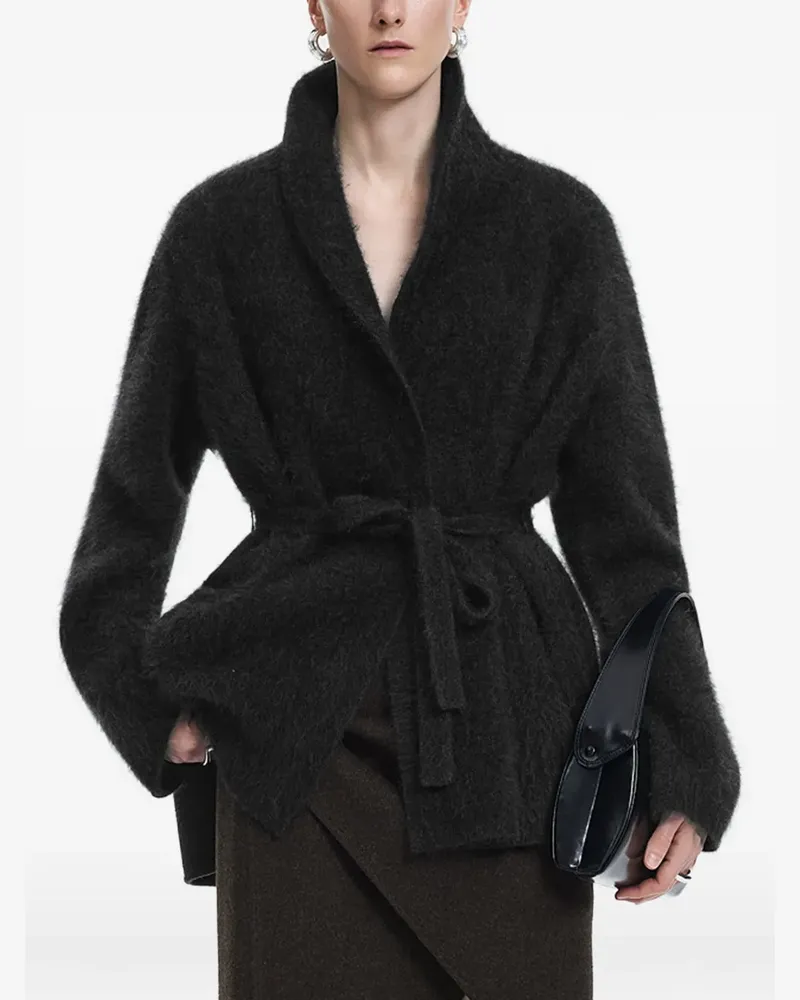 JNBY Cardigan mit Schalkragen - Schwarz Schwarz