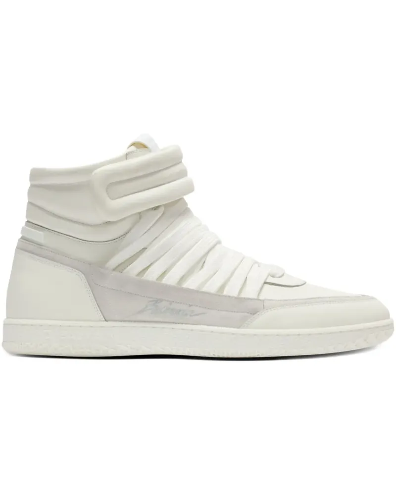 Balmain Sneakers aus Leder - Weiß Weiß
