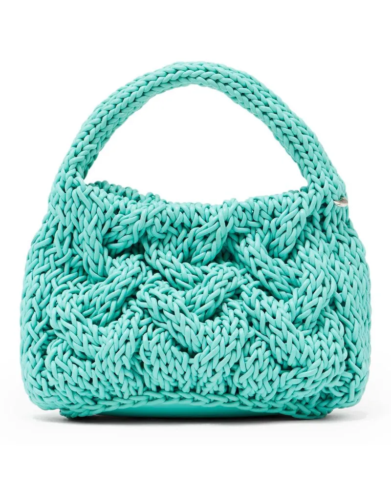J.W.Anderson Kleine Cable Knit Tasche - Grün Grün