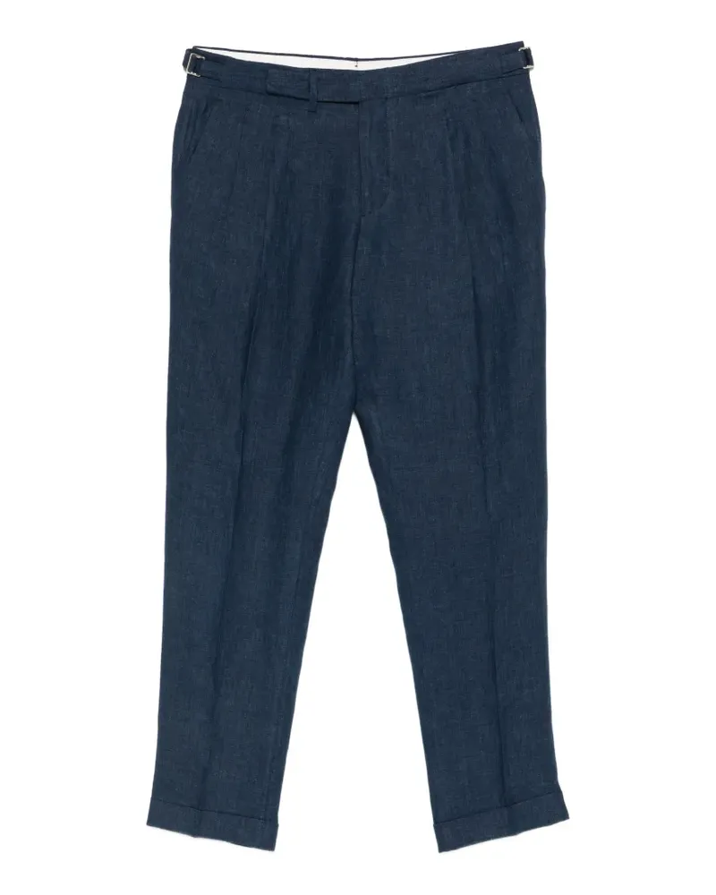 Briglia 1949 buckle-detail pleated trousers - Blau Blau