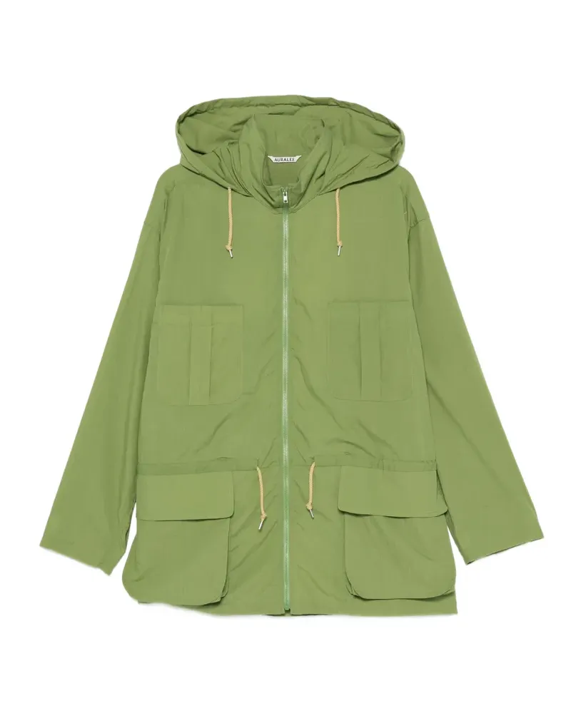 AURALEE Lawn hooded cotton jacket - Grün Grün