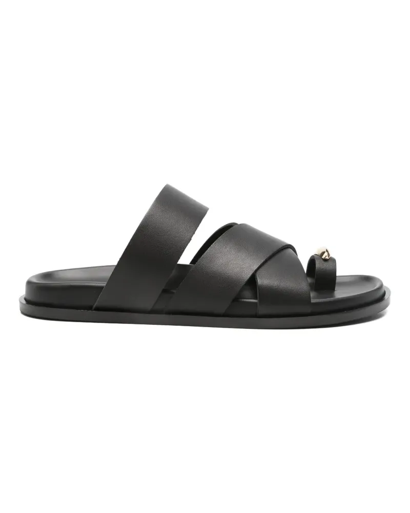 Carmens ring-detail sandals - Schwarz Schwarz