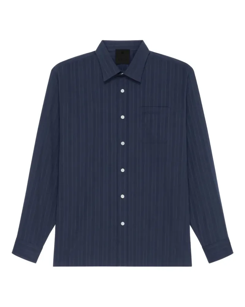 Givenchy pocket striped shirt - Blau Blau