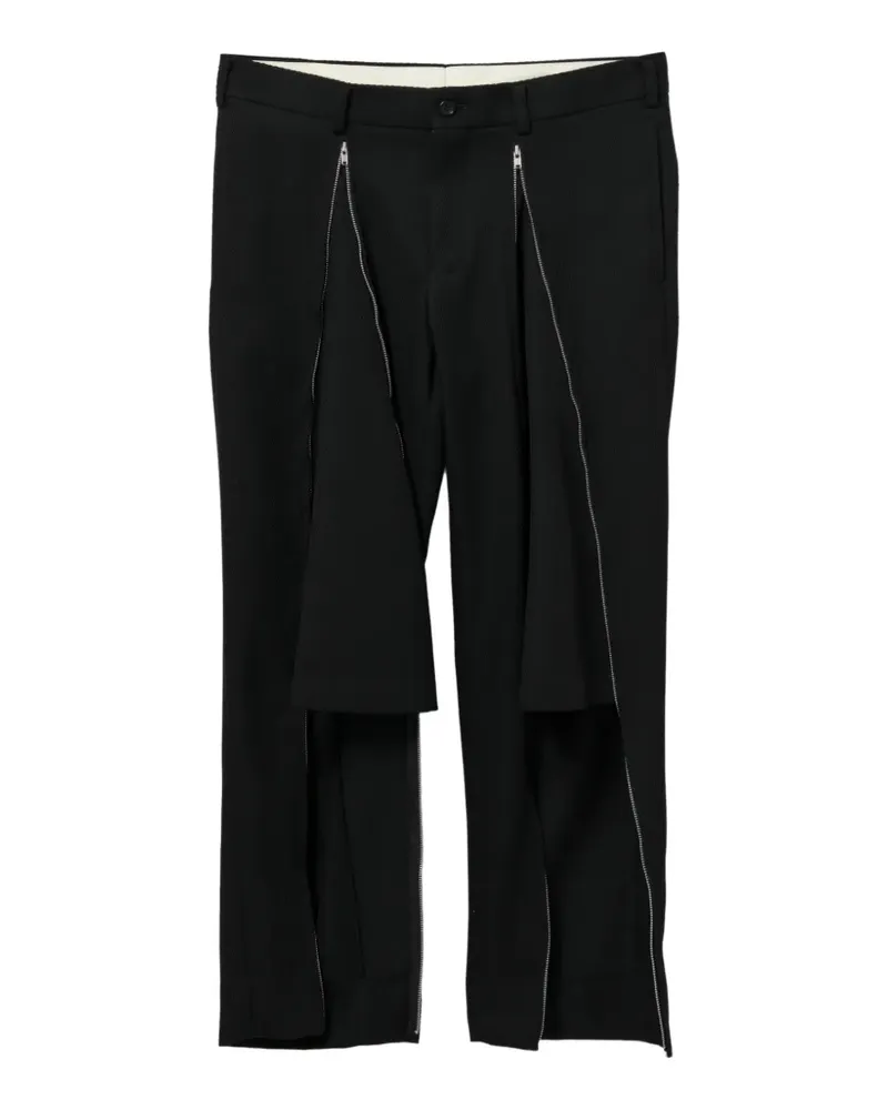 Comme des Garçons Hose mit Einsätzen - Schwarz Schwarz