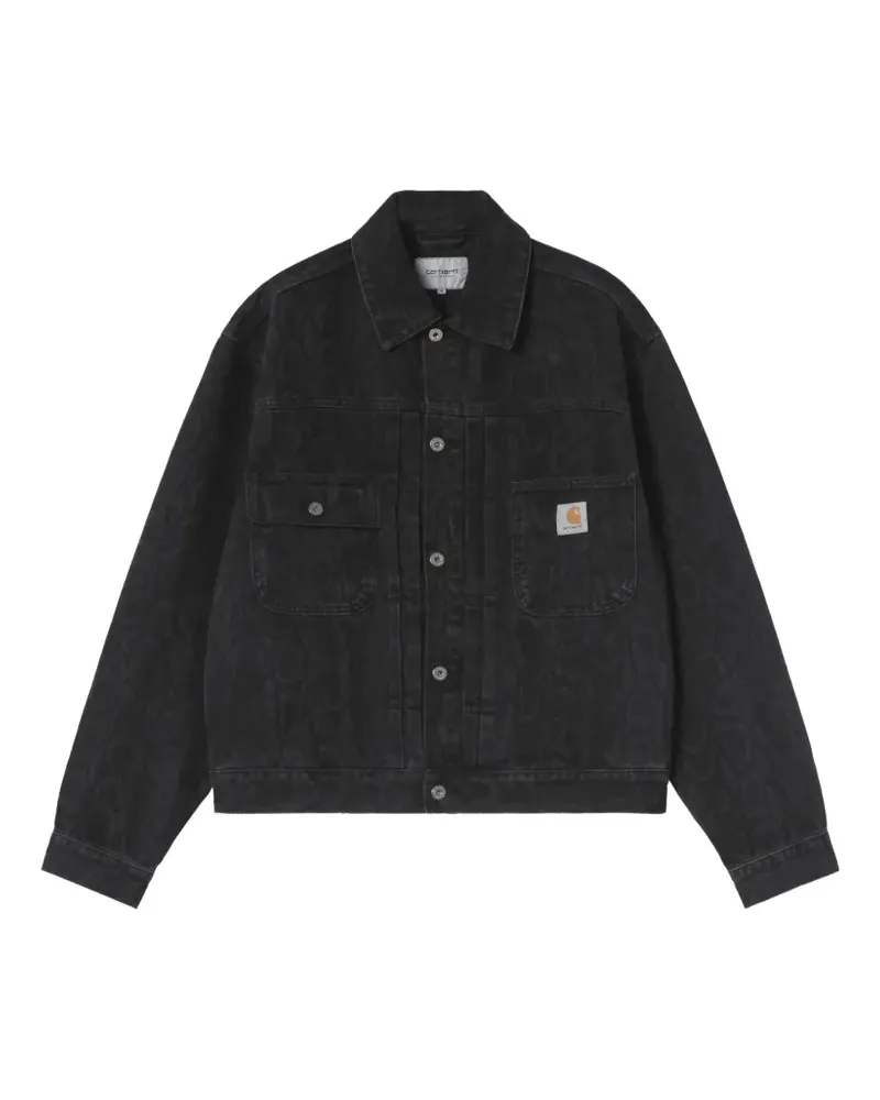 Carhartt WIP Belmar Camouflage-Jacke mit Schlangenprint - Schwarz Schwarz