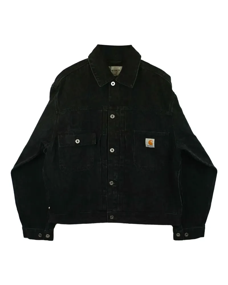 Carhartt WIP Belmar snake camo jacket - Schwarz Schwarz